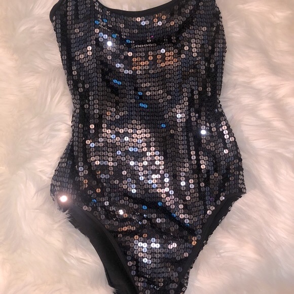 TOPSHOP Sequin Body Low Back UK12/US8 - Picture 3 of 6
